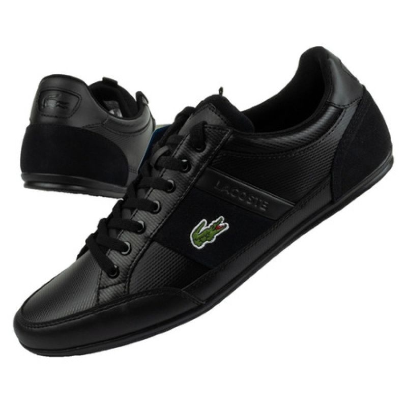 Chaussure noir lacoste hot sale