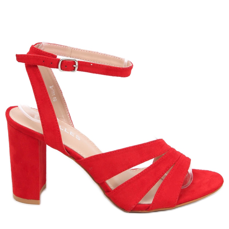 Sandales à talons rouges Leslie