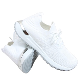 Baskets chaussettes blanches Lars