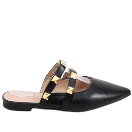 Canna Noir Sandales Femme