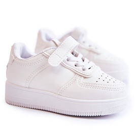 Chaussures Sport Enfant Avec Velcro Blanc Elike