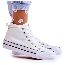 FS3 Baskets Montantes Classiques, Blanc Volterro blanche