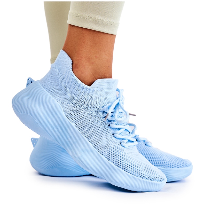 PS1 Chaussures de sport à enfiler pour femmes Bleu clair Dalmiro PS1 Chaussures de sport à enfiler pour femmes Bleu clair Dalmiro