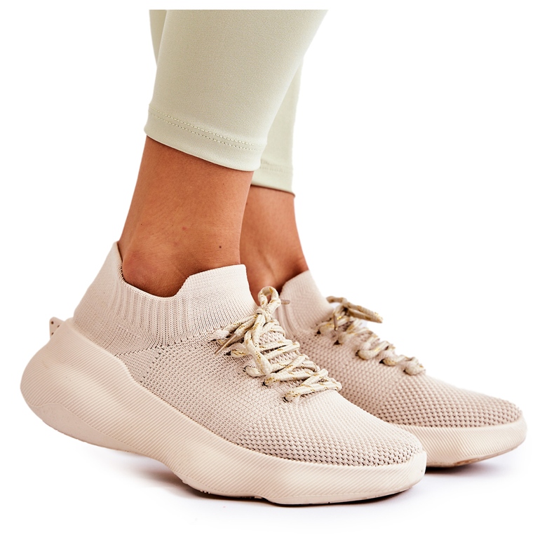 Chaussures de sport Dalmiro Slip-on beige clair pour femme Chaussures de sport Dalmiro Slip-on beige clair pour femme