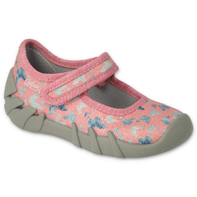 Befado chaussures pour enfants mm 109P252 bleu rose argent gris Befado chaussures pour enfants mm 109P252 bleu rose argent gris