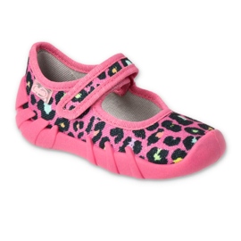 Befado chaussures rapides pour enfants 109P256 noir rose argent