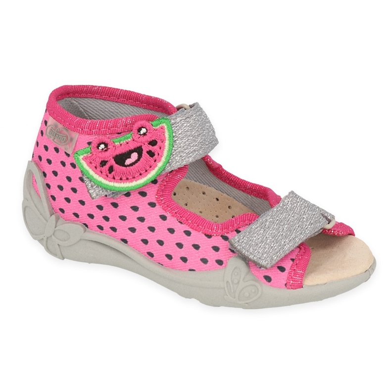 Befado chaussures pour enfants 342P045 rose argent