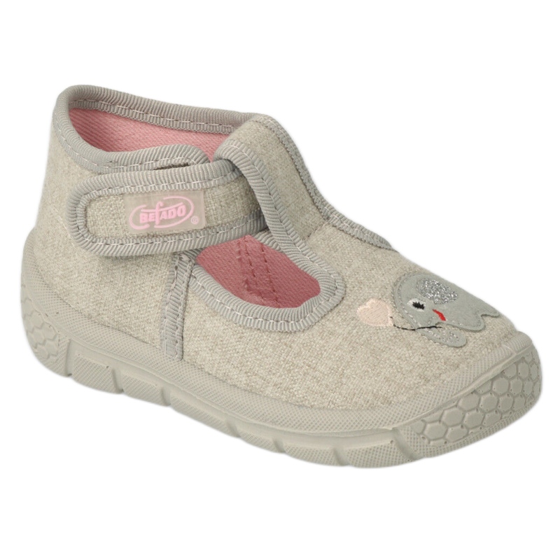 Befado chaussures pour enfants 531P103 rose gris