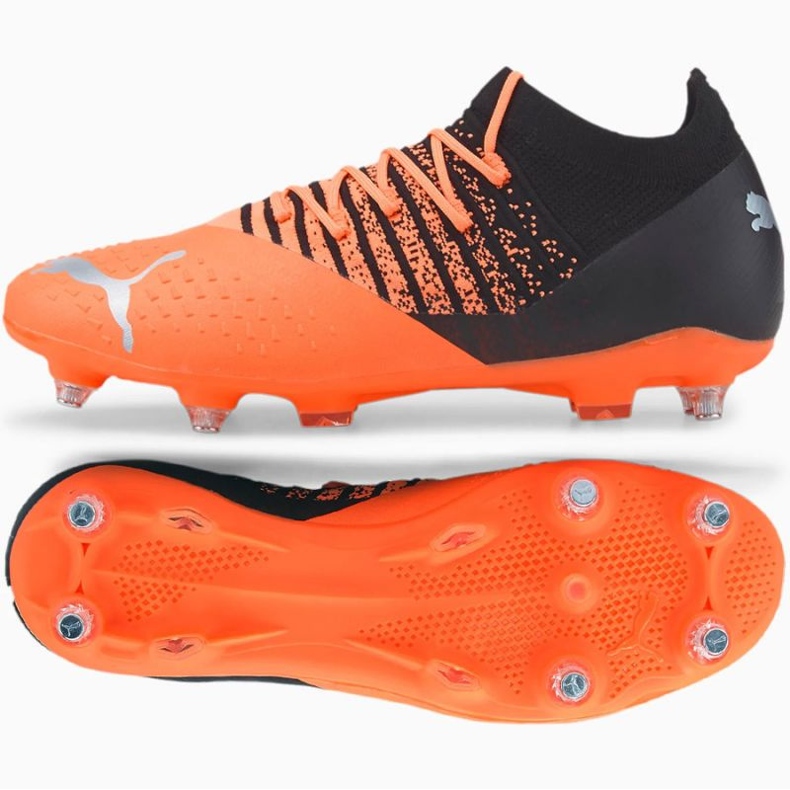 Chaussures de football Puma Future Z 3.3 MxSG M 106760 01 orange oranges et rouges Chaussures de football Puma Future Z 3.3 MxSG M 106760 01 orange oranges et rouges