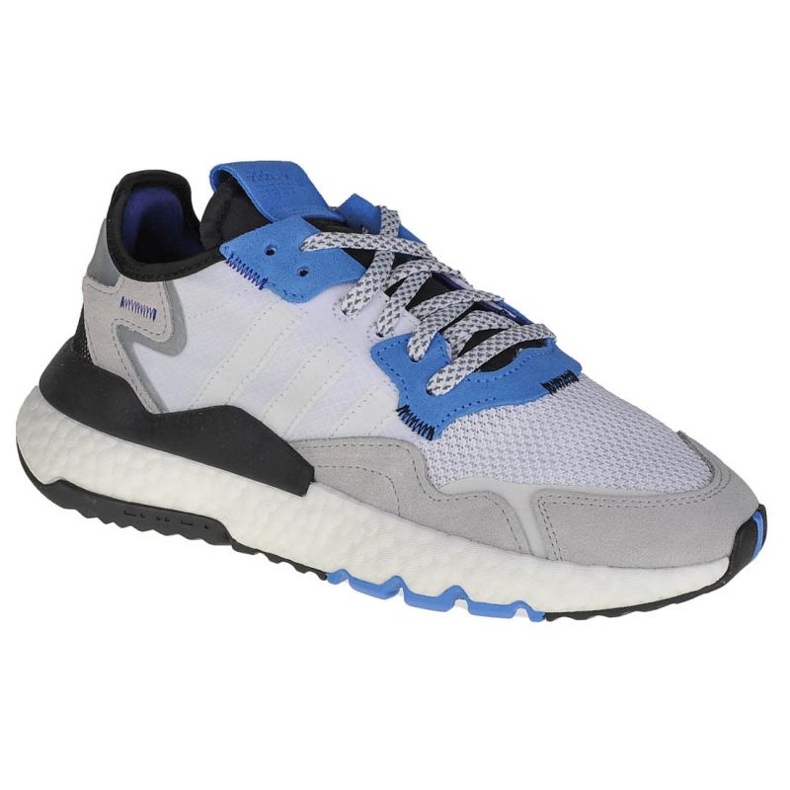 Chaussures Adidas Nite Jogger Jr EE6440 bleu gris Chaussures Adidas Nite Jogger Jr EE6440 bleu gris