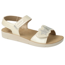 Sandales enfants Befado 068Y003 blanches avec une étoile