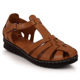 Sandales à Velcro T.Sokolski W SCA157A marron brun