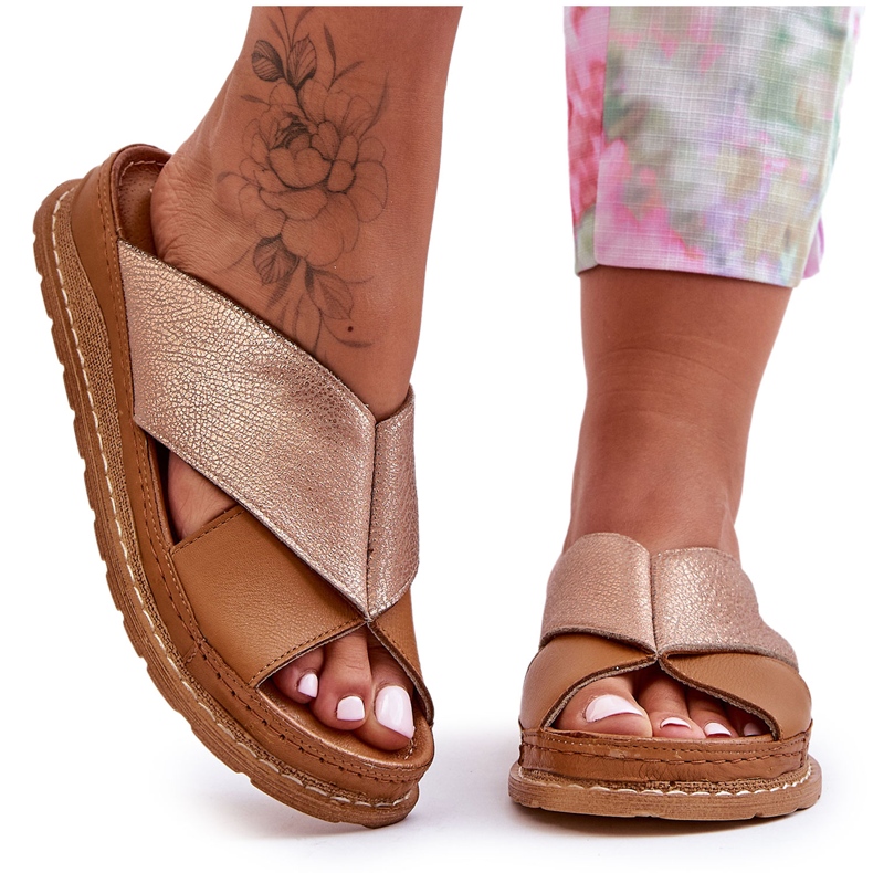 Chaussons profilés en cuir Maciejka 04986-29 Marron brun Chaussons profilés en cuir Maciejka 04986-29 Marron brun