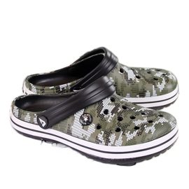 Chaussons mousse kaki American Club W AM445B le noir Chaussons mousse kaki American Club W AM445B le noir