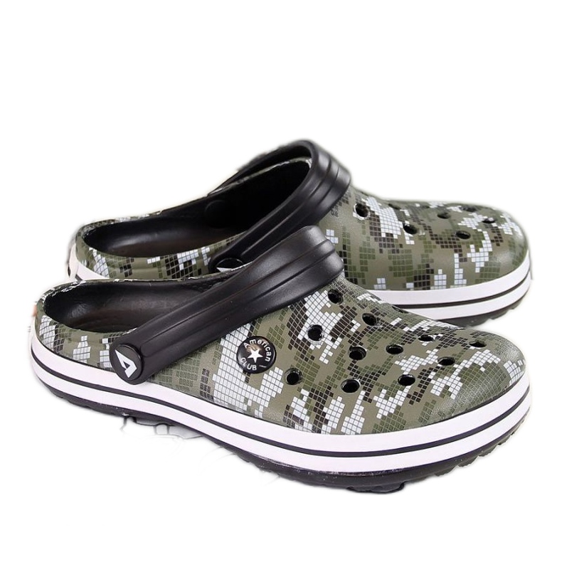 Chaussons mousse kaki American Club W AM445B le noir Chaussons mousse kaki American Club W AM445B le noir