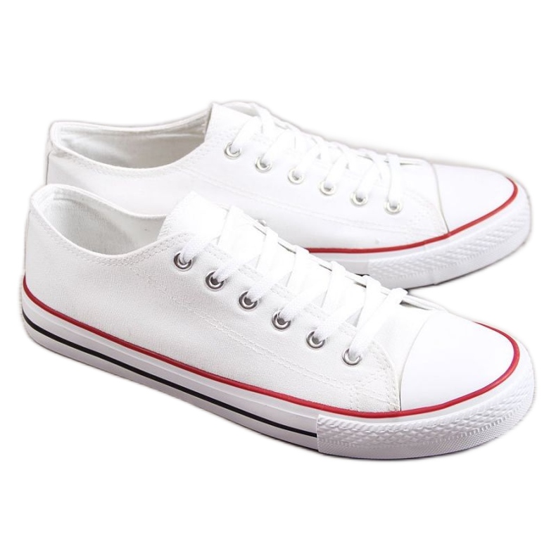 Baskets basses Atletico M ATC239D blanc blanche