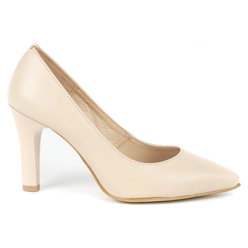 Olivier Talons hauts pour femmes en cuir 2317 beige Olivier Talons hauts pour femmes en cuir 2317 beige