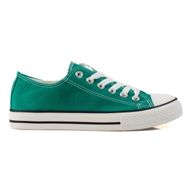 SHELOVET Baskets classiques pour femmes vert