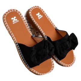 SHELOVET Chaussons à nœud noir