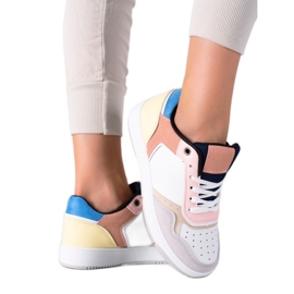 SHELOVET Baskets colorées pour femmes multicolore