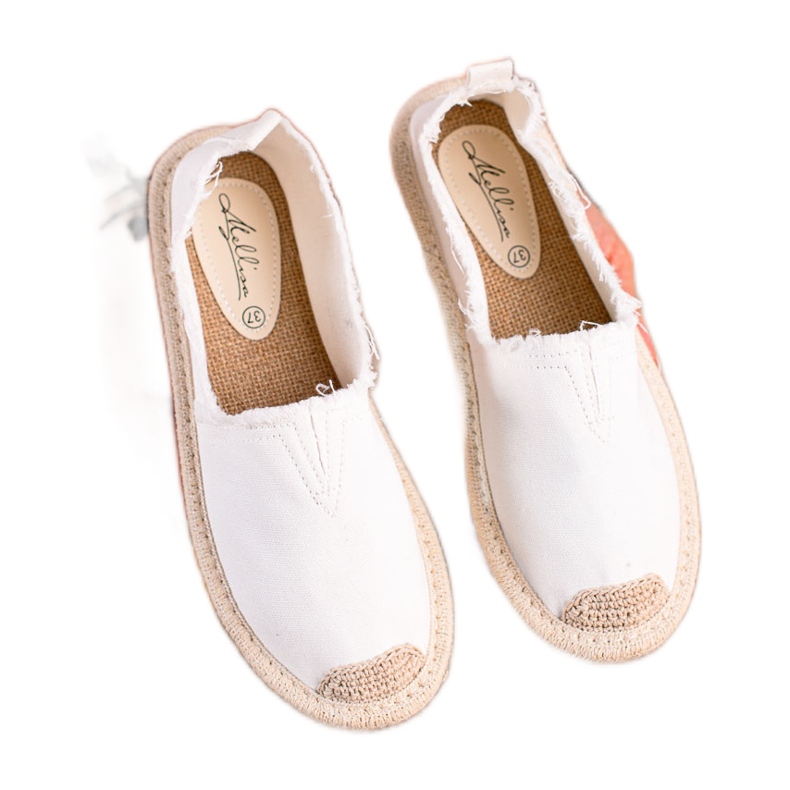 SHELOVET Espadrilles légères femme blanche SHELOVET Espadrilles légères femme blanche