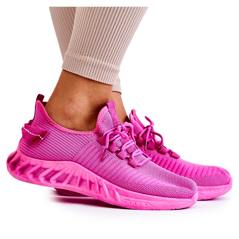 FM1 Chaussures Sport Femme Rose Lenney