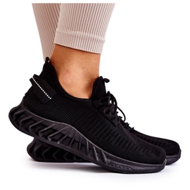 FM1 Chaussures Sport Tissu Femme Noir Lenney