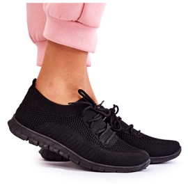 FM1 Chaussures de sport à enfiler noires Sequro pour femmes