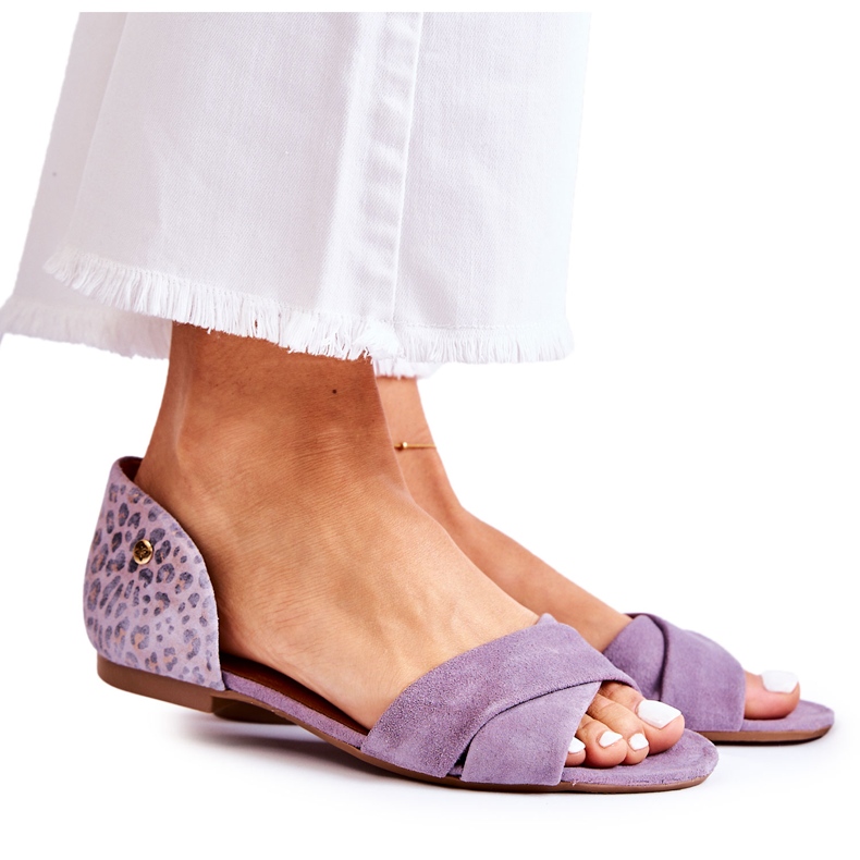 Sandales en Daim Maciejka 03615-05 Violette