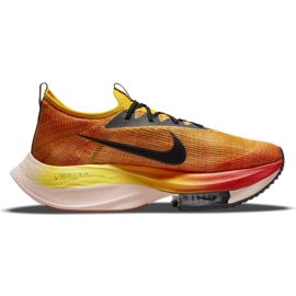 Chaussure de running Nike Air Zoom Alphafly Next% Flyknit M DO2407-728 le noir orange jaune