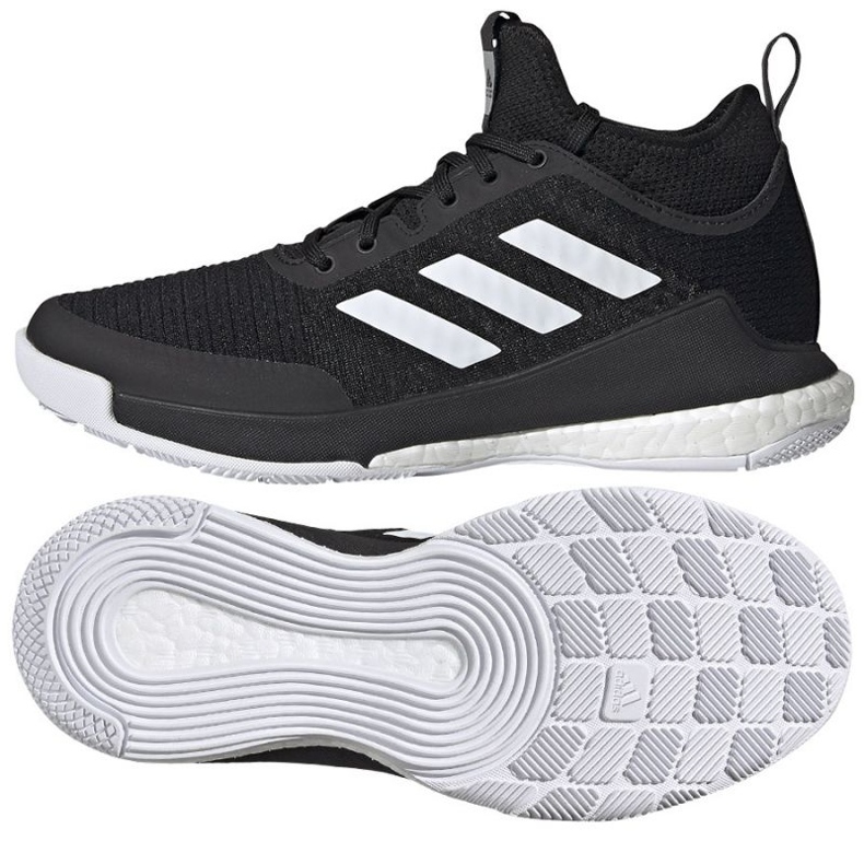 Adidas CrazyFlight Mid W FX1791 chaussures de volley-ball le noir le noir