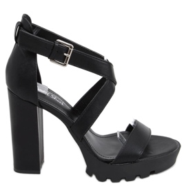 Sandales sur la plateforme Spencer Black noir