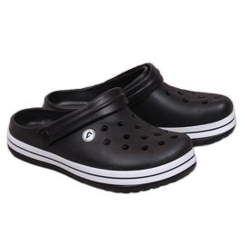 Chaussons noirs homme American Club noir
