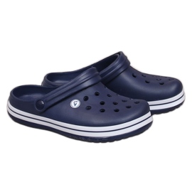 Chaussons de piscine homme bleu marine American Club
