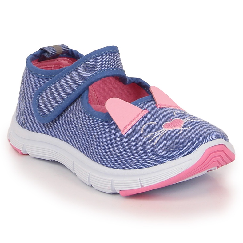 Baskets filles avec velcro chats Atletico bleu Baskets filles avec velcro chats Atletico bleu