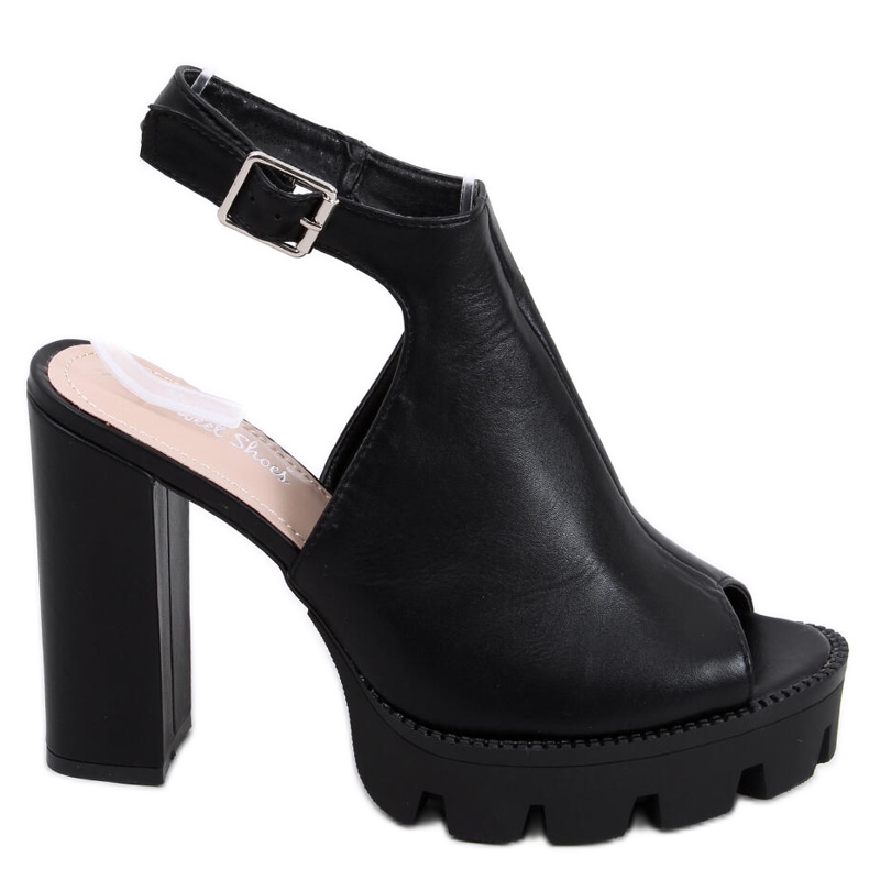 Sandales sur la plateforme Rome Black le noir