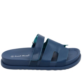 Chaussons Femme Bleu Fauve