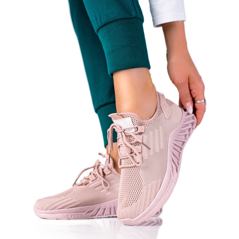 SHELOVET Chaussures de sport roses