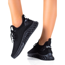 SHELOVET Chaussures de sport noires