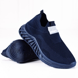 SHELOVET Chaussures de sport à enfiler bleu marine