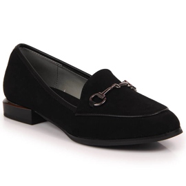 Chaussures mocassins pour femmes avec décoration Jezzi noire