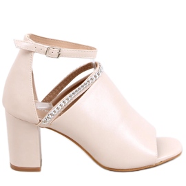 Sandales à talons Mary Beige Sandales à talons Mary Beige