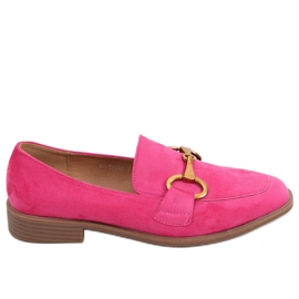 Mocassins femme Linda Fushia rose