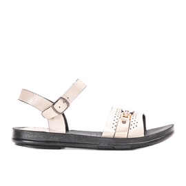 Sandales femme Lehti beiges multicolore Sandales femme Lehti beiges multicolore