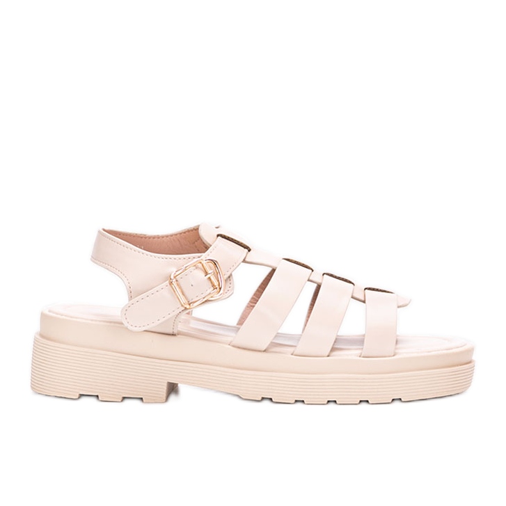 Sandale femme beige Bradama's