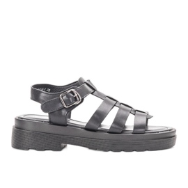 Sandales noires pour femmes Bradam's le noir