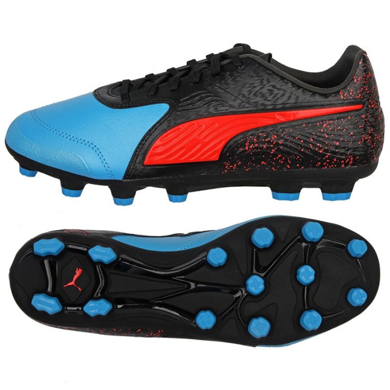Chaussures de foot Puma One 19.3 Cc Hg M 105488 01 bleu bleu