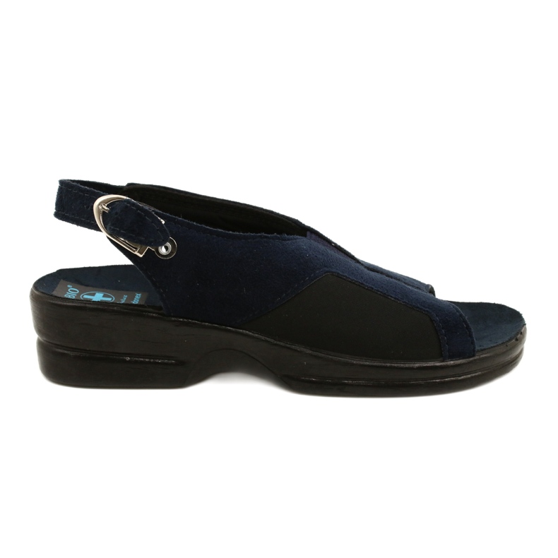 Sandales Compensées Femme Adanex 21680 Bleu Marine