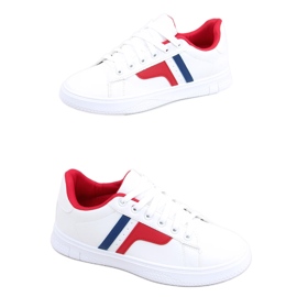 Baskets femme Avery Rouge blanc
