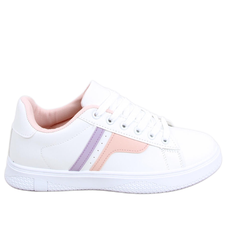 BM Baskets femme Avery rose blanche violet